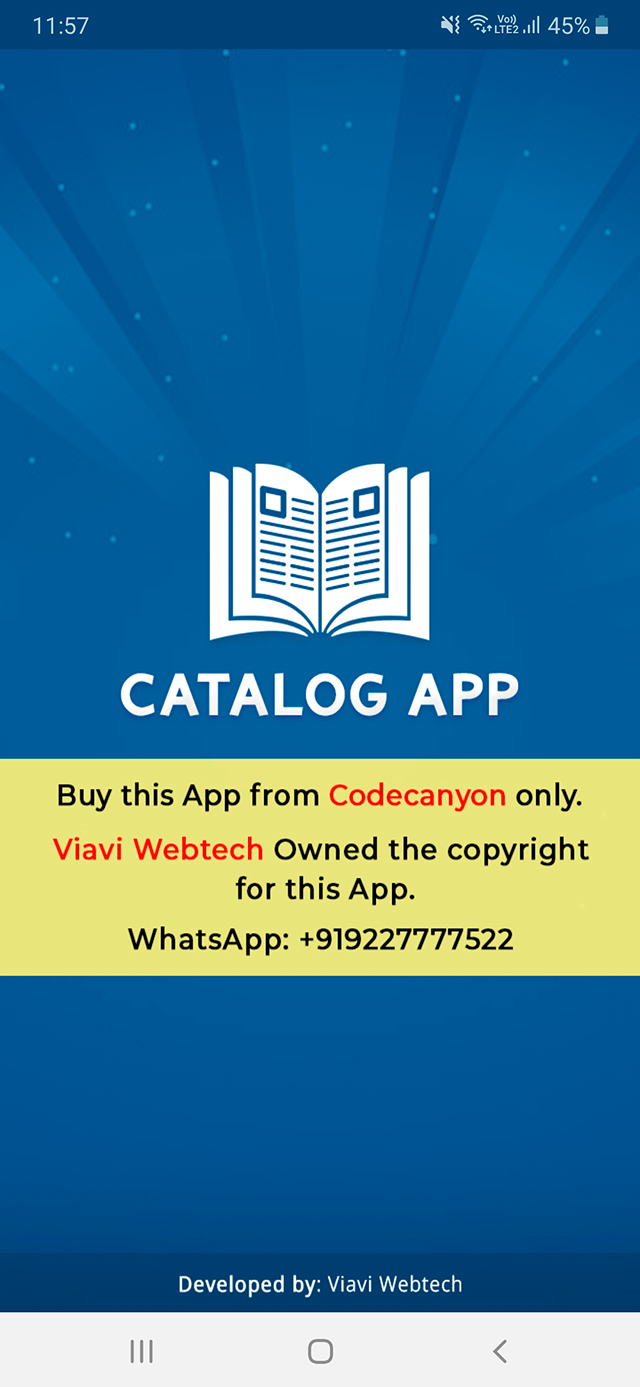 Android Catalog App by viaviwebtech CodeCanyon